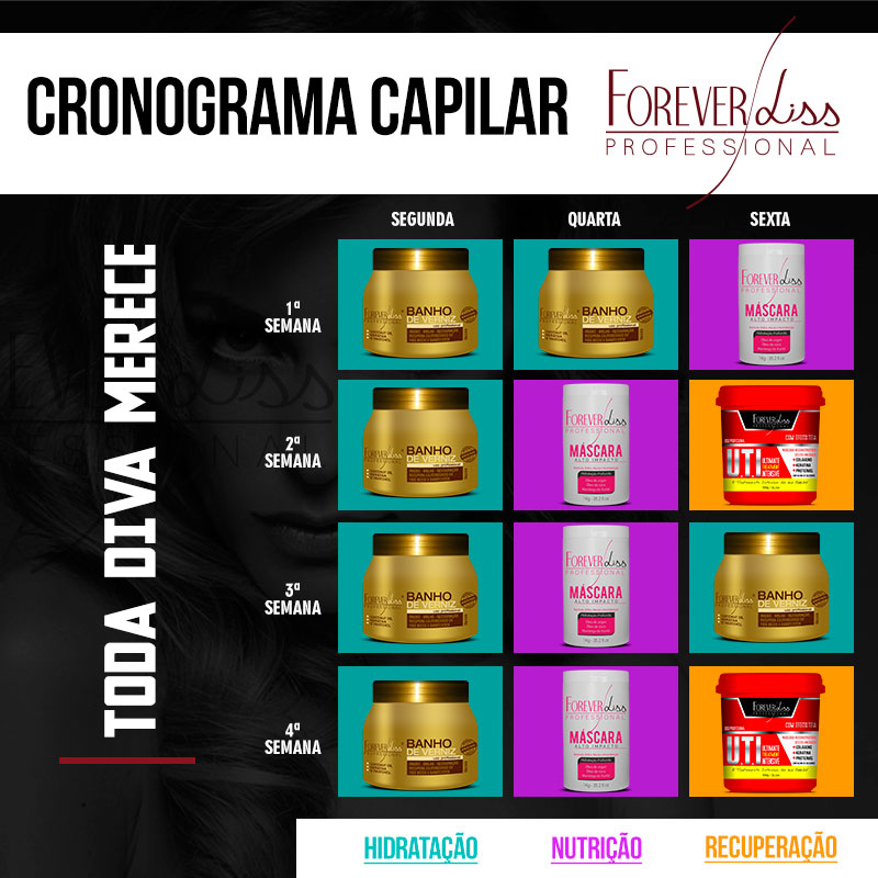 Forever Liss Cronograma Capilar Toda Diva Merece Forever Liss Cronograma Capilar Toda Diva Merece